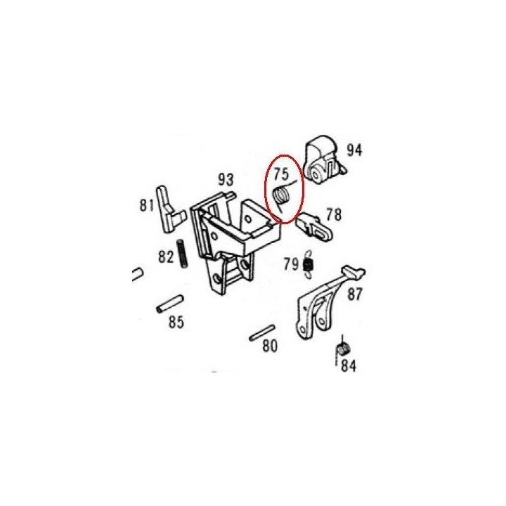 Hammer Spring for KSC / KWA Glock