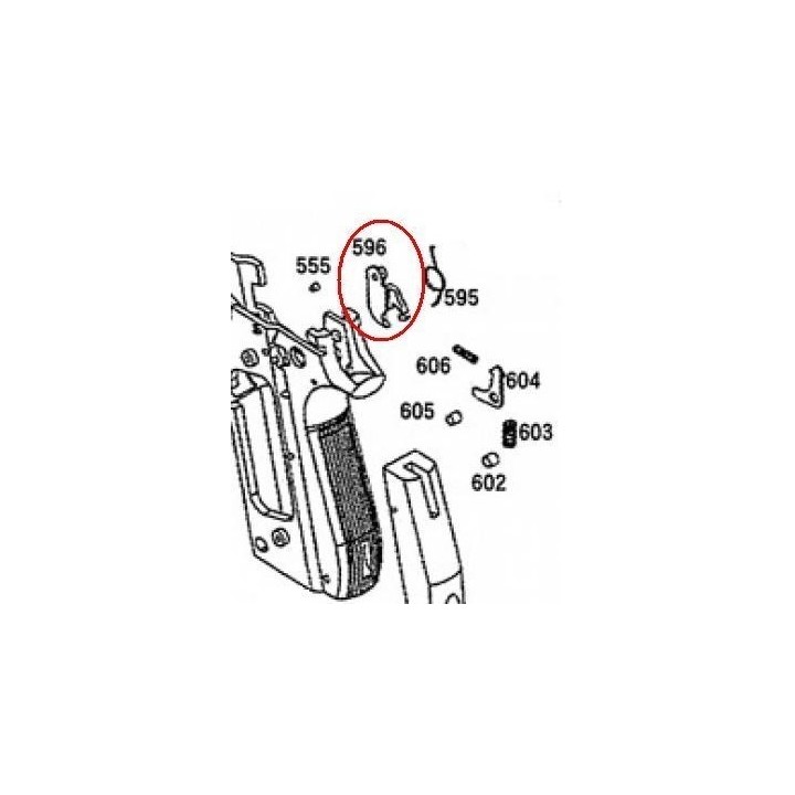 Disconnector Locking Block for KSC / ASG M93RII