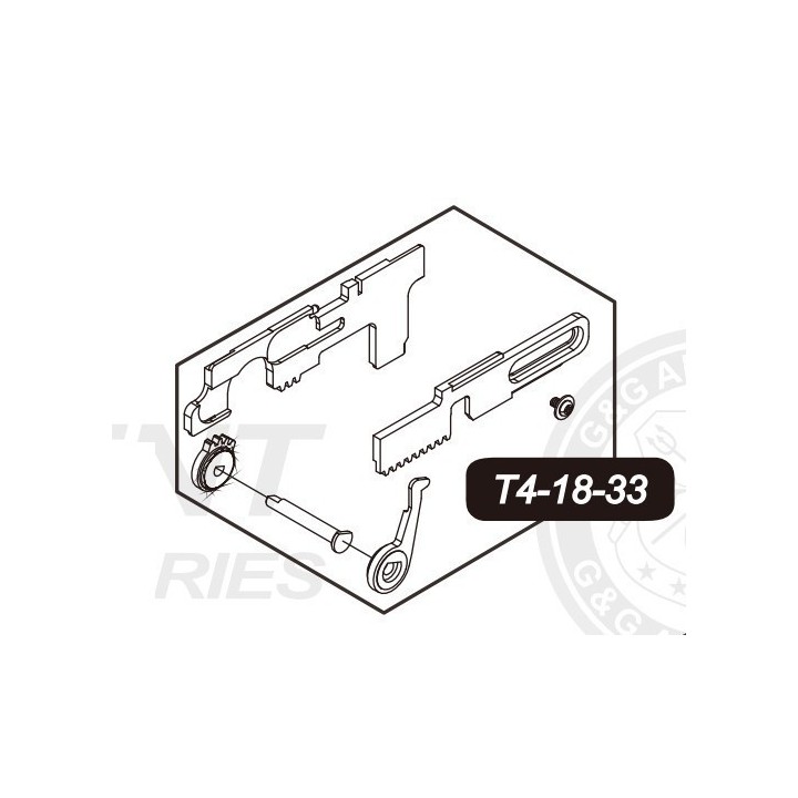 Ambidextrous Selector Plate for G&G TR4