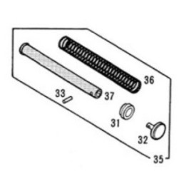 Spring Guide for KSC / KWA Glock 19