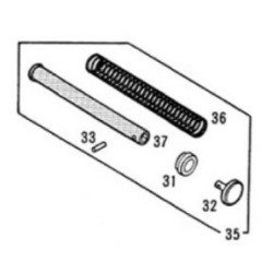 Spring Guide for KSC / KWA Glock 19