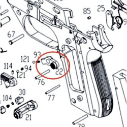 Safety Lever for KSC / ASG M93RII