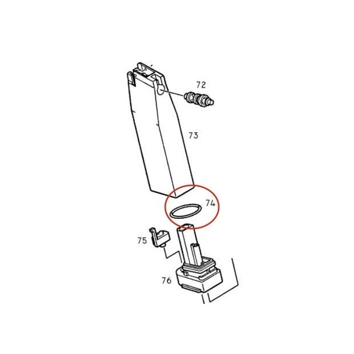 O-Ring Magazine for KJW KP-06