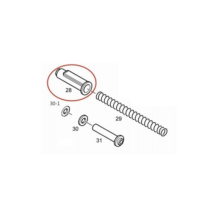 Recoil Plug for KJW / ASG M1911 / KP-07