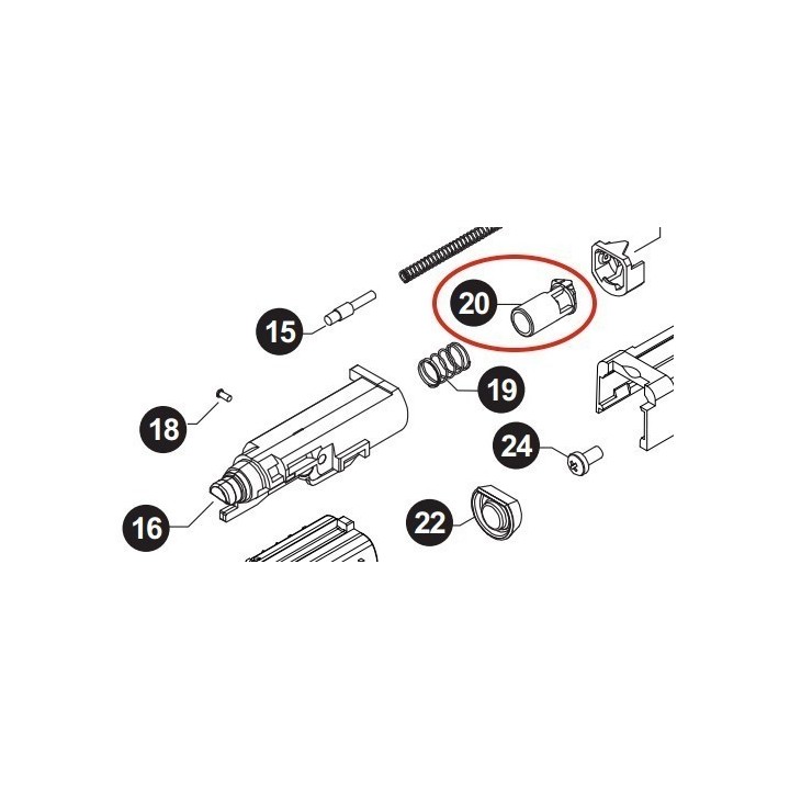 Gas Control Valve for Stark Arms S17 / 18 / 19