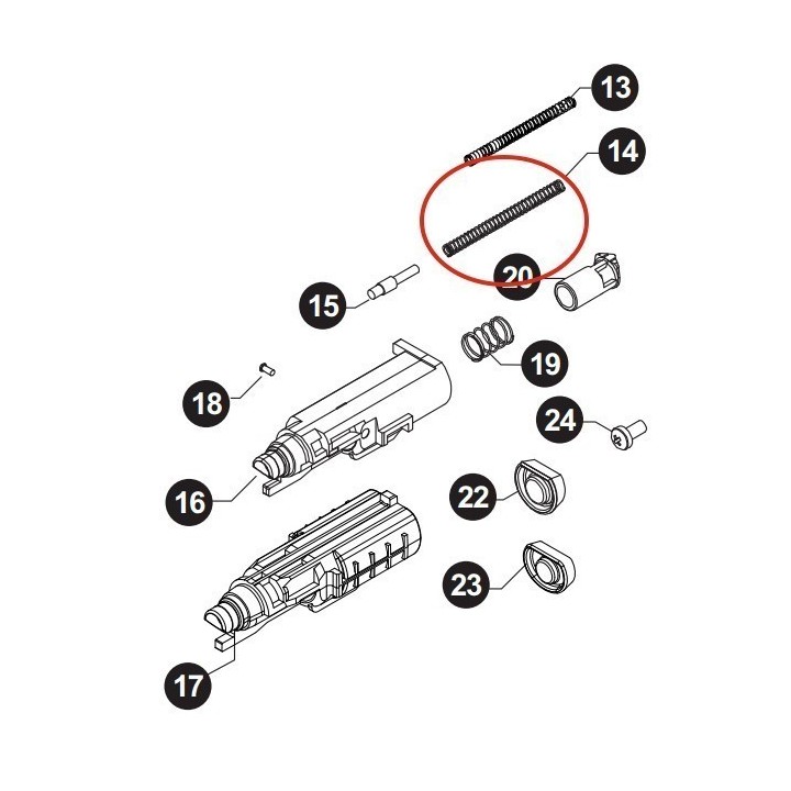 Nozzle Spring for Stark Arms S18