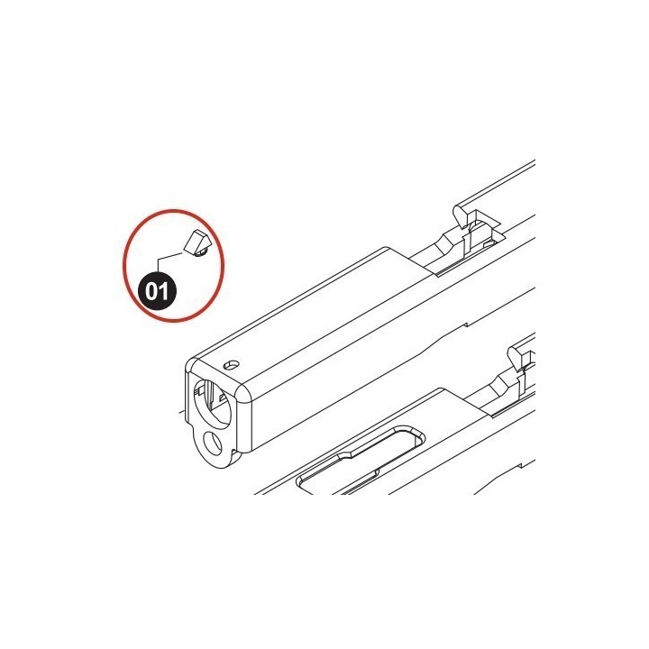 Front Sight for Stark Arms S17 / 18 / 19