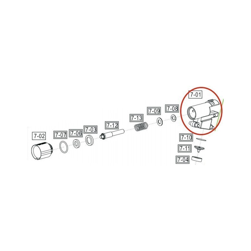 Valve Chamber for ASG CZ75 P07 Duty