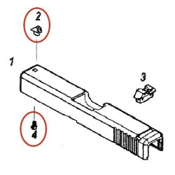 Front Sight for KJW Glock