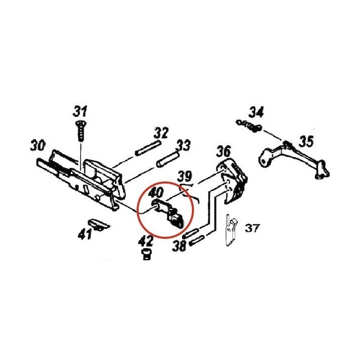 Slide Stop lever for KJW Glock