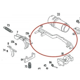 Trigger Bar for KSC / ASG MP9