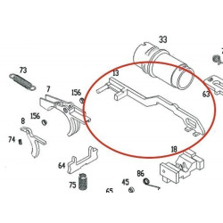 Trigger Bar for KSC / ASG MP9