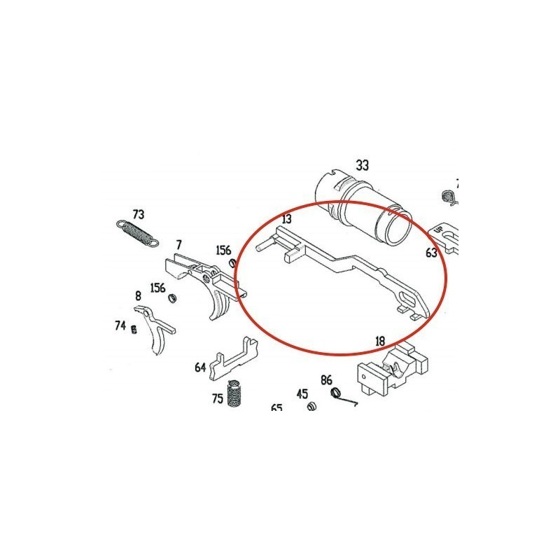 Trigger Bar for KSC / ASG MP9