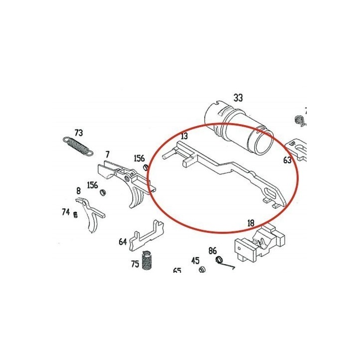 Trigger Bar for KSC / ASG MP9
