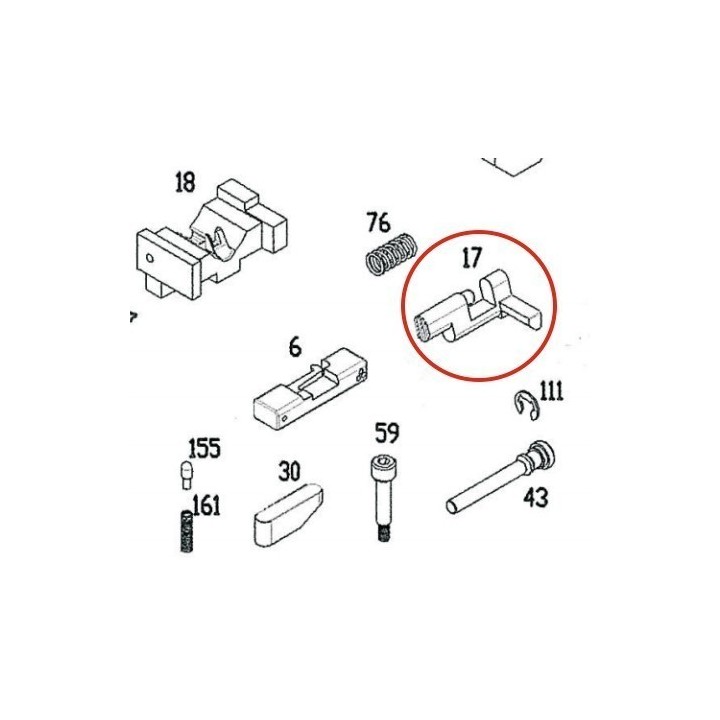 Magazine Catch for KSC / ASG MP9