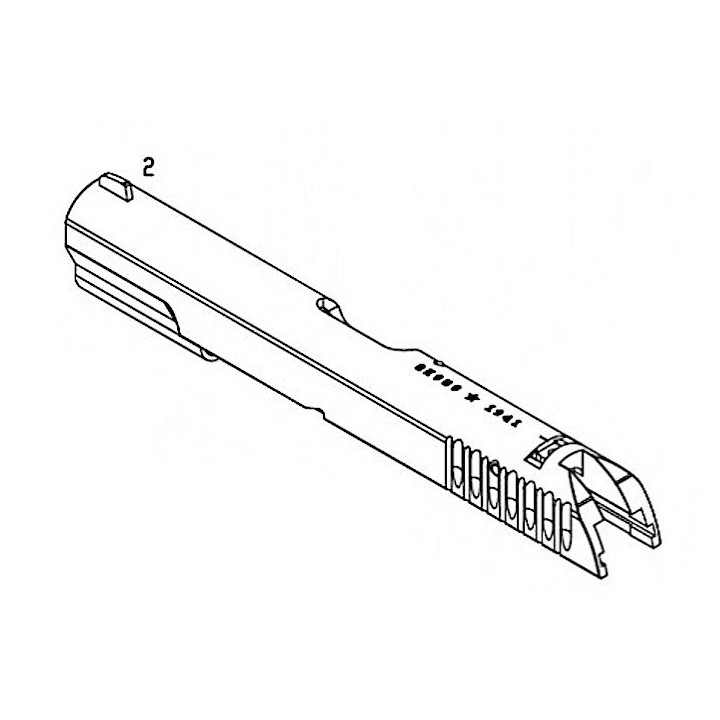 Metal Slide for KSC / KWA TT-33