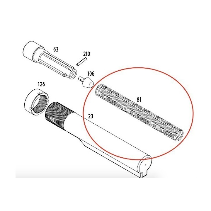 Buffer Spring for KSC / KWA LM4 GBBR