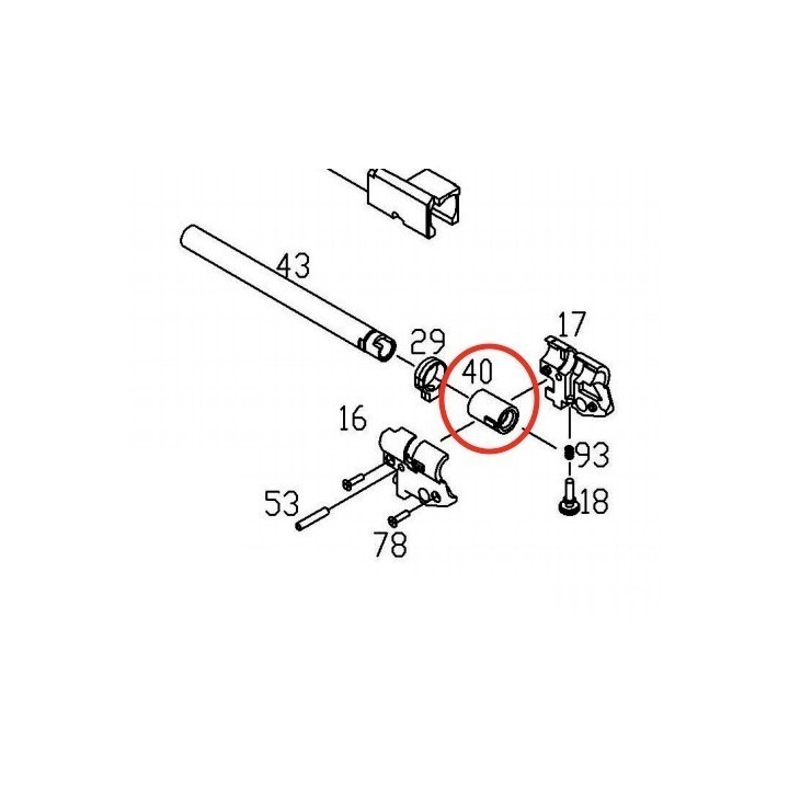 Hop Up Seal for KJW CZ75 P09
