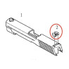 Rear Sight for KJW KP-01 P226