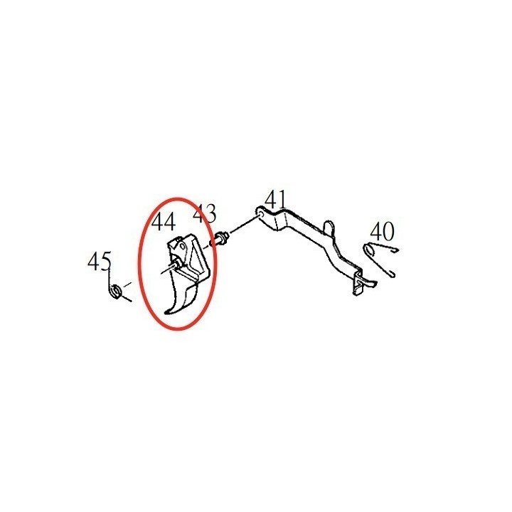 Trigger for KJW KP-01 P226
