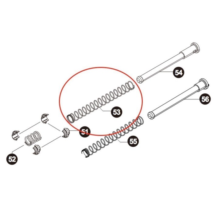 Recoil Spring (B) for Stark Arms S17 / S18