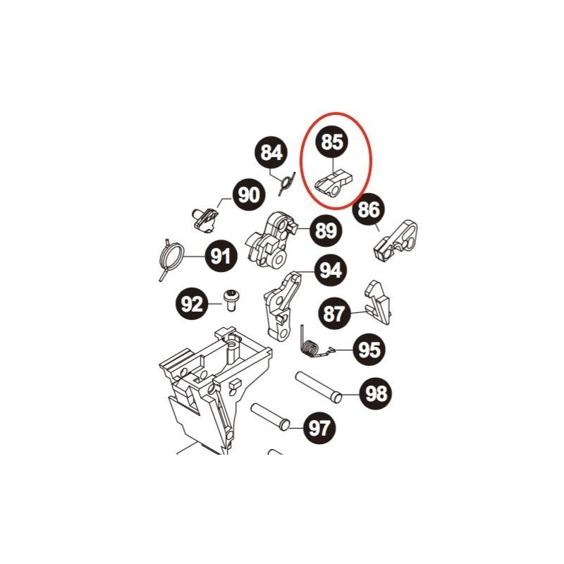 Full Auto Sear for Stark Arms S17 / S18 / S19