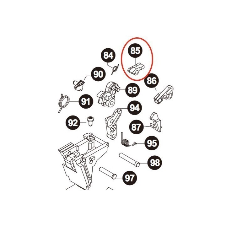 Full Auto Sear for Stark Arms S17 / S18 / S19