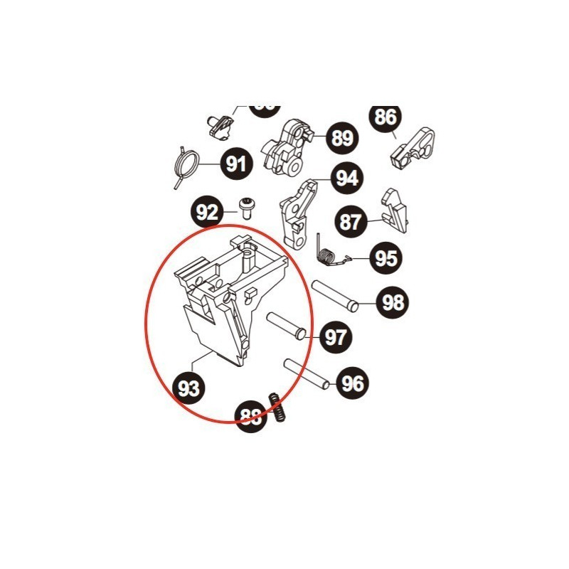 Trigger Housing pour Stark Arms S17 / S18 / S19