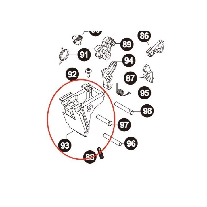 Trigger Housing pour Stark Arms S17 / S18 / S19