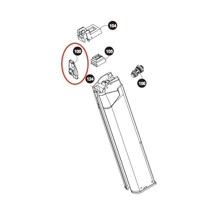Magazine Follower for Stark Arms S17 / S18 / S19