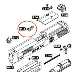 Extractor for VFC / Cybergun FNX-45