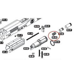Cylinder Valve Spring for VFC / Cybergun FNX-45