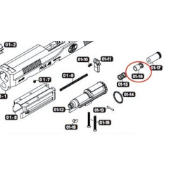 Cylinder Valve for VFC / Cybergun FNX-45