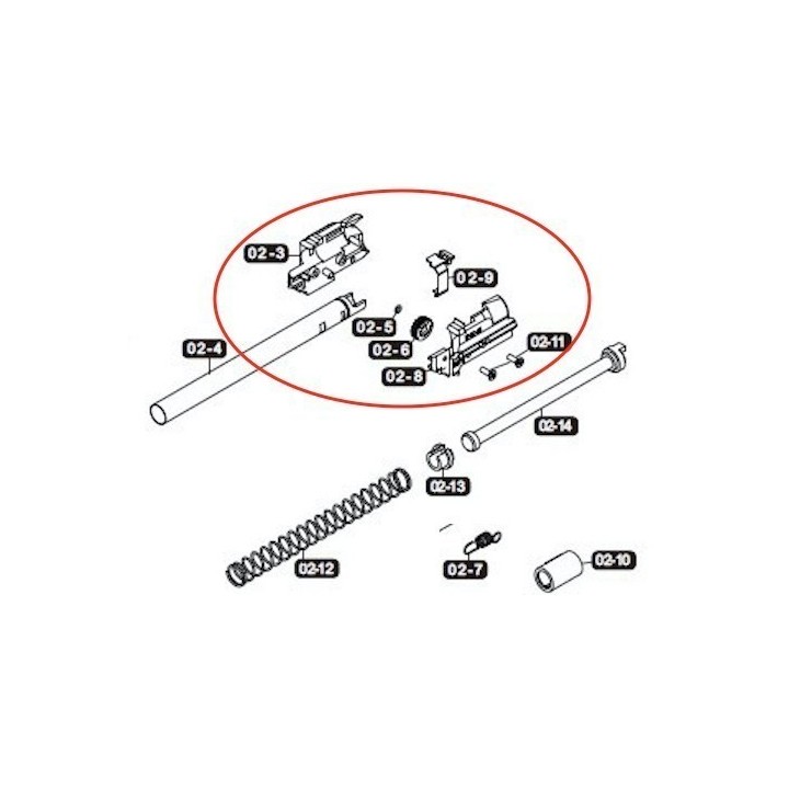 Hop Up Chamber for VFC / Cybergun FNX-45