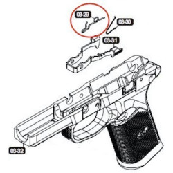 Spring n° 03-29 for VFC / Cybergun FNX-45