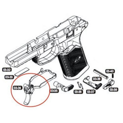 Trigger for VFC / Cybergun FNX-45