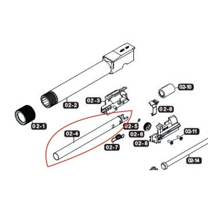 Inner Barrel for VFC / Cybergun FNX-45