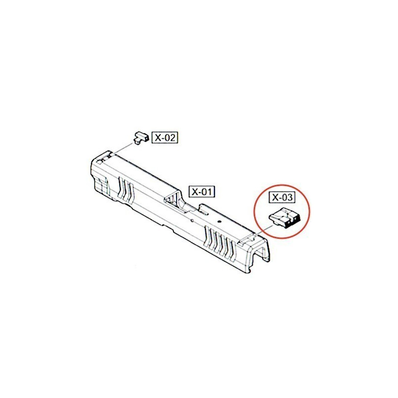 Rear Sight for WE XDM