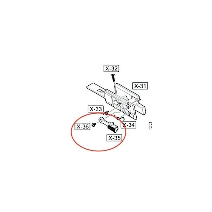 Slide Stop Lever for WE XDM