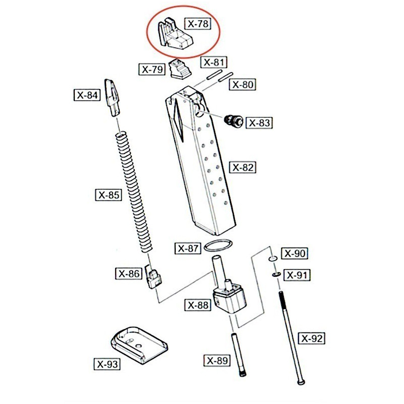 Magazine Lip for WE XDM