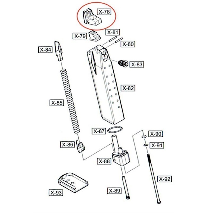 Magazine Lip for WE XDM
