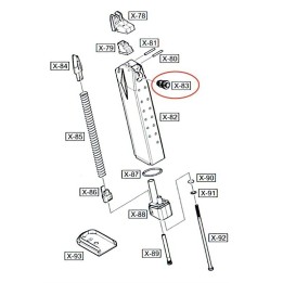 Magazine Valve for WE XDM