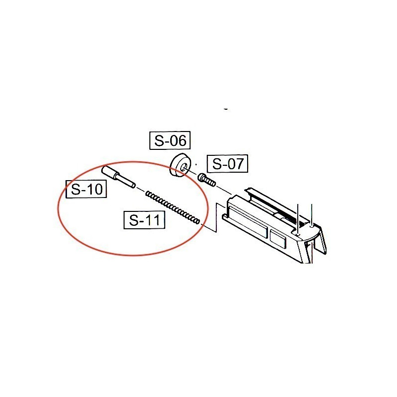Nozzle Spring for WE F226