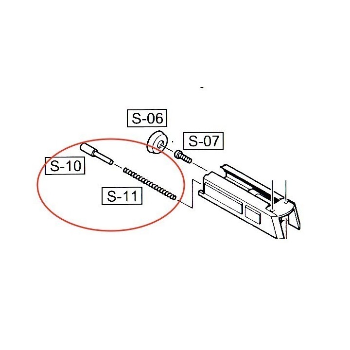 Nozzle Spring for WE F226