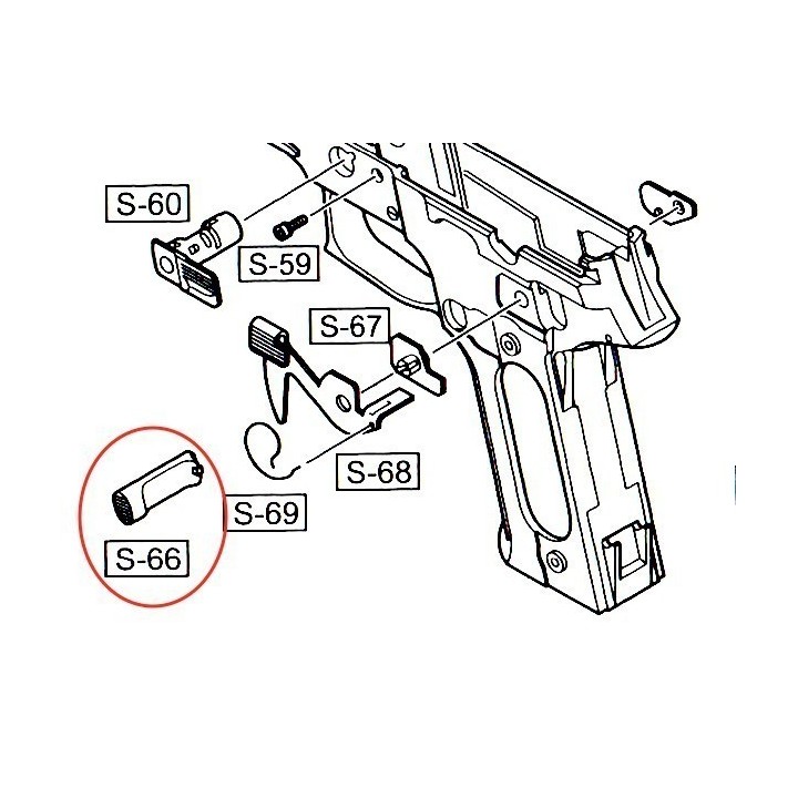 Magazine Catch for WE F226