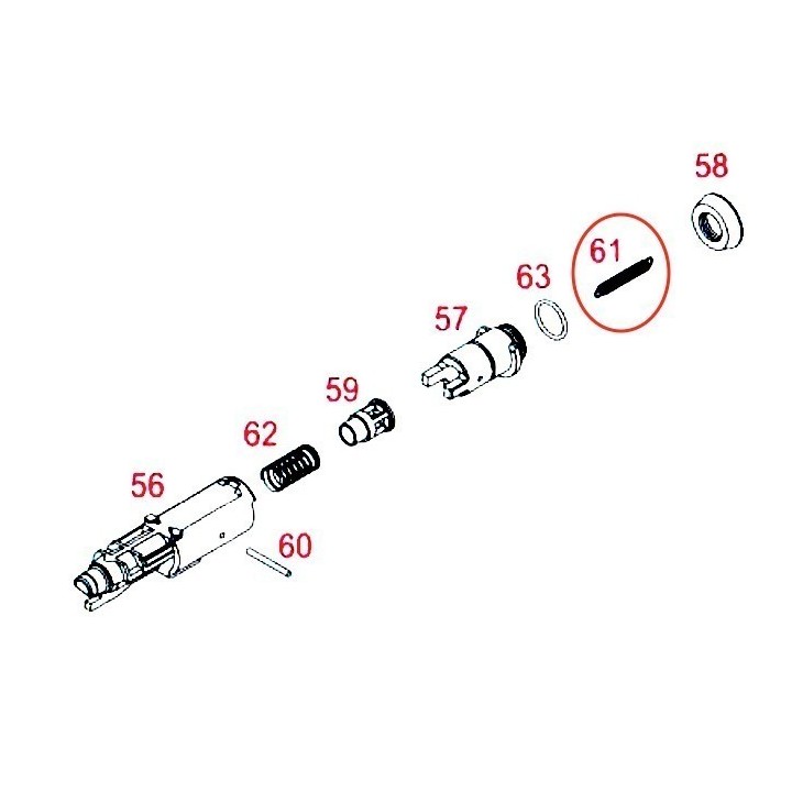 Nozzle Spring for WE M712