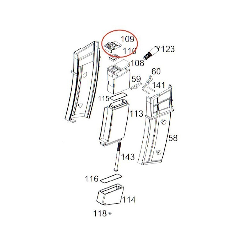 Magazine Lip for WE G39