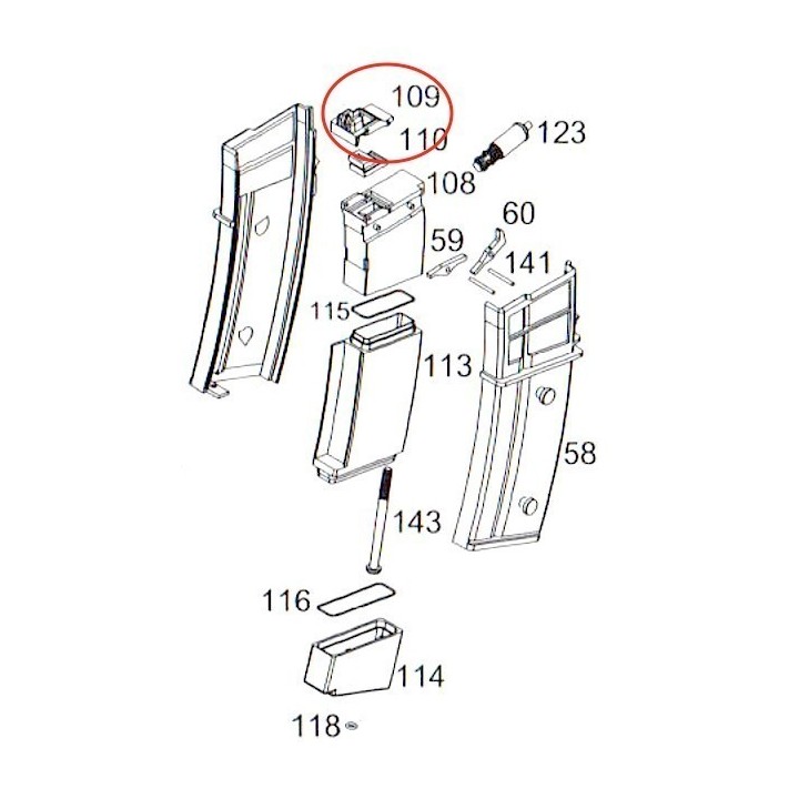 Magazine Lip for WE G39