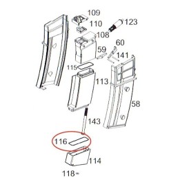 Magazine Rubber for WE G39