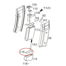 Magazine Rubber for WE G39
